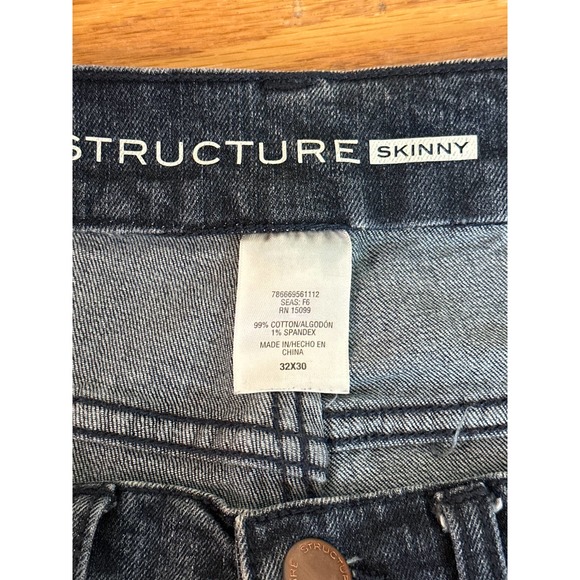 Structure Skinny Jeans Men's 32 - Picture 7 of 8